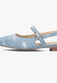 Notre-V Slingback ballerina´s - lichtblauw