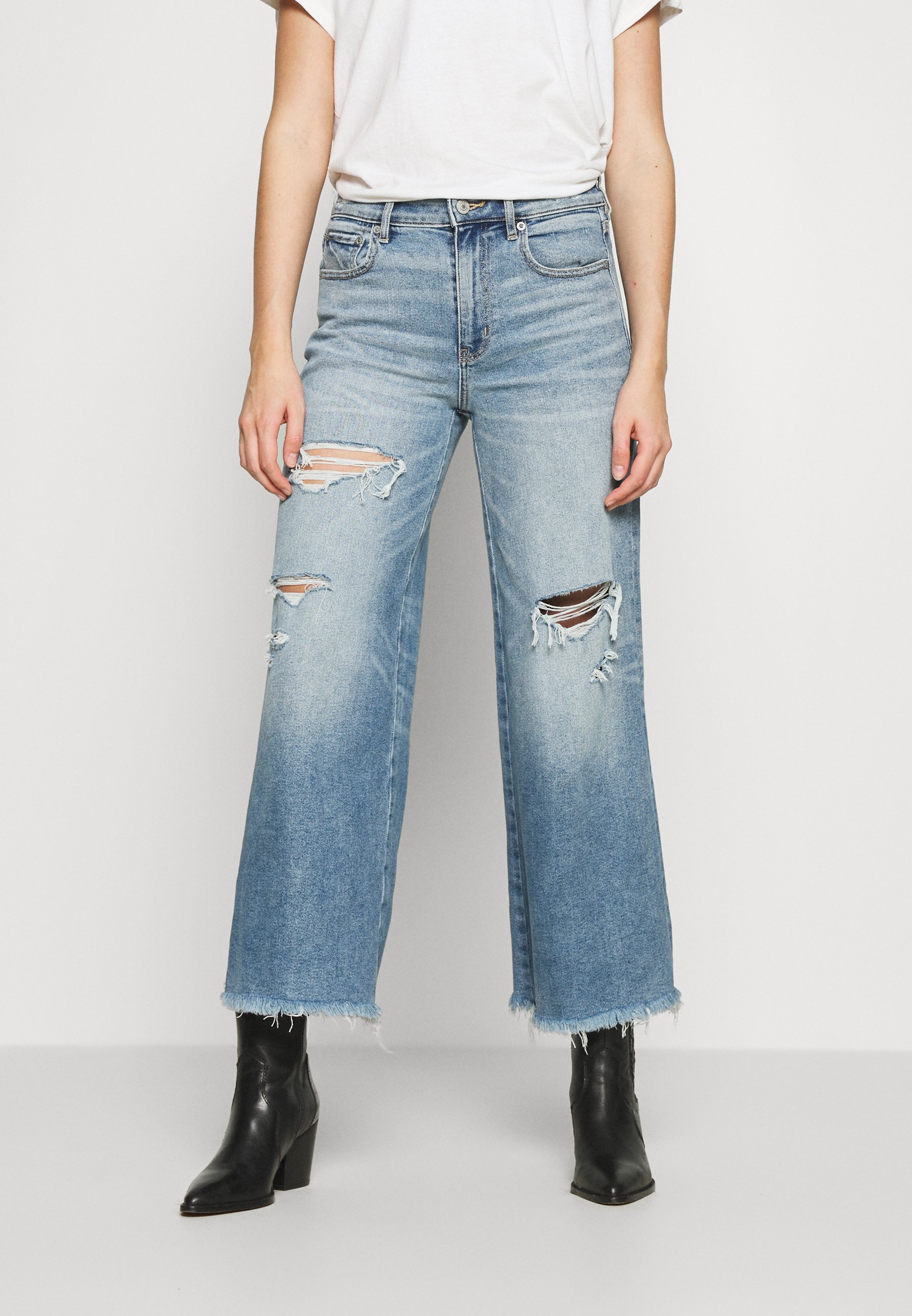 American Eagle WIDE LEG - Flared Jeans 