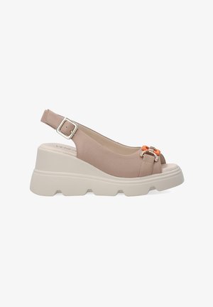 VENEZIA, Plateausandaler - beige