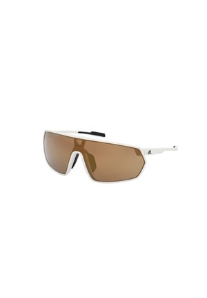 SPORT - Sunglasses - bianco marrone specchiato