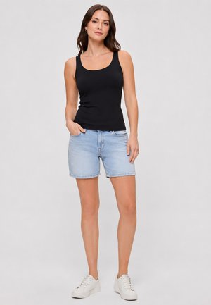 Sublevel, ÄRMELLOSES TOP RUNDHALSAUSSCHNITT 2ER-SET REGULAR FIT - Top - schwarz