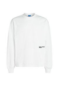 RELAXED PRINT GRAPHIC - Bluză de molton - white