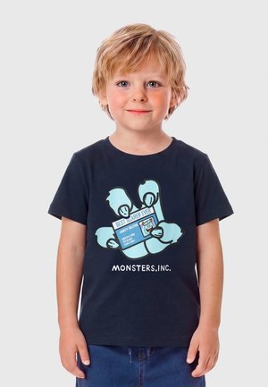 TWO SOON 2-PACK MONSTERS INC - T-shirt imprimé - navy blazer