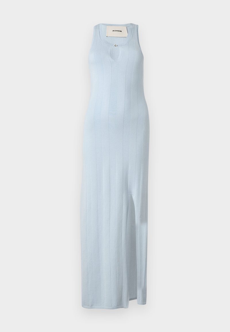 AERON Gebreide jurk lichtblauw