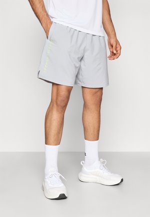 WORDMARK SHORT - Calções desportivos - gray/lumos lime