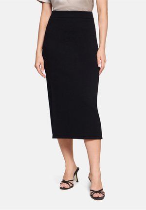 Jupe trapèze - schwarz