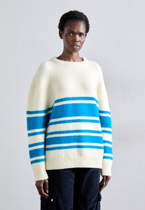 MAILLY - Pullover - ecru/turquoise