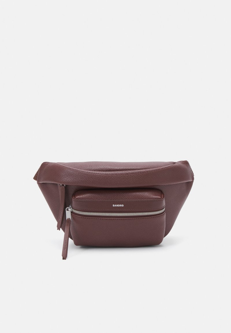 sandro FANNYPACK COATED UNISEX - Umhängetasche - marron foncé