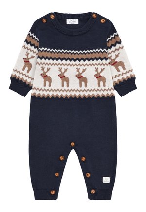 WEIHNACHTS STRAMPLER - Tuta jumpsuit - blue
