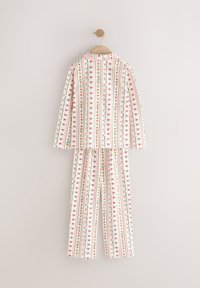 Next REGULAR FIT CHRISTMAS BUTTON THROUGH SET - Pyjama set - red/cream bow candy cane