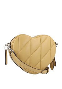 COACH QUILTED HEART  - Borsa a tracolla - light yellow