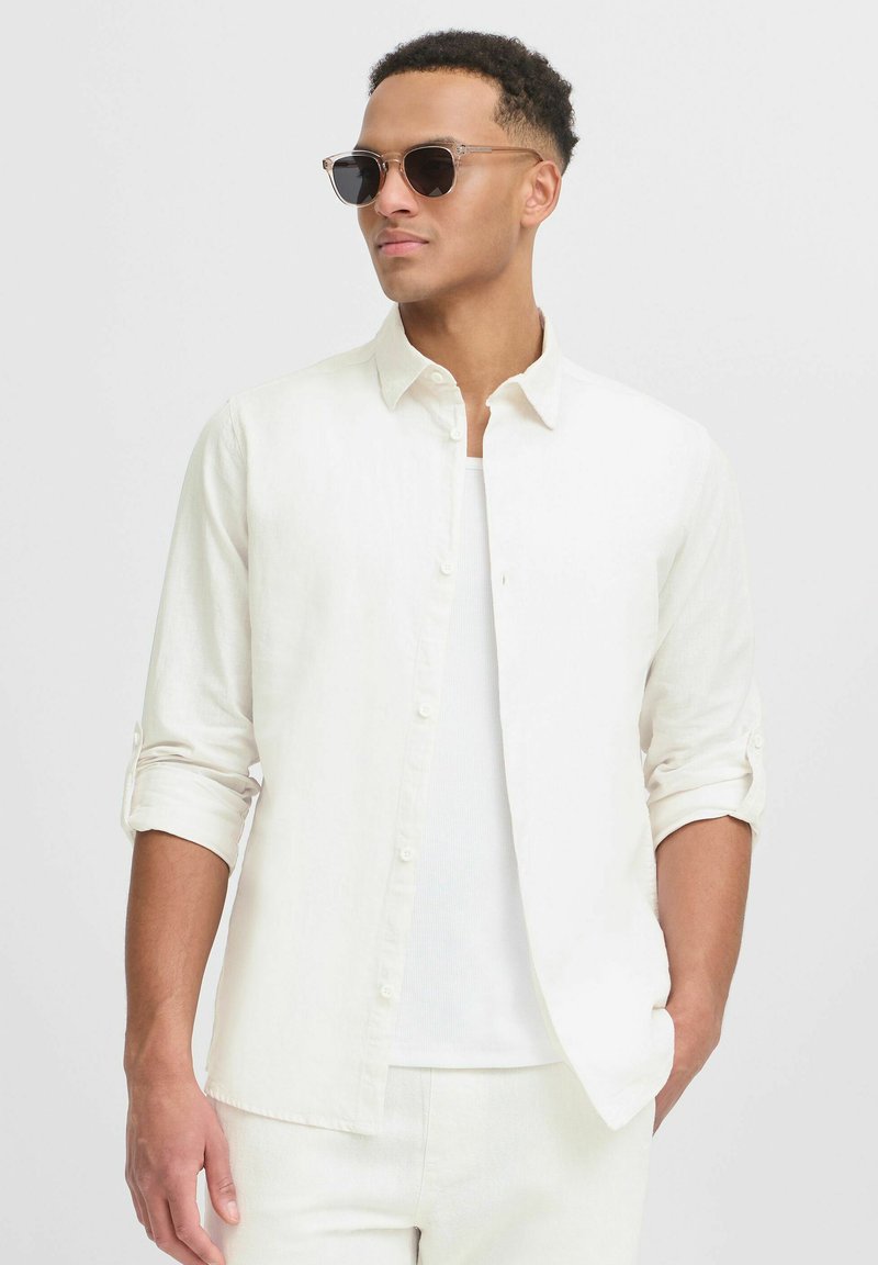 INDICODE JEANS - IDMONKO LINEN MIX - Marškiniai - offwhite, Padidinti