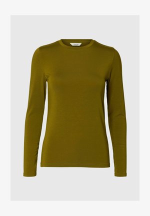 Selected, SLFMANJA - T-shirt à manches longues - fir green