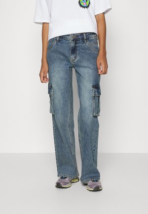 Guess Originals KIT PANT - Straight leg jeans - go donna medium wash