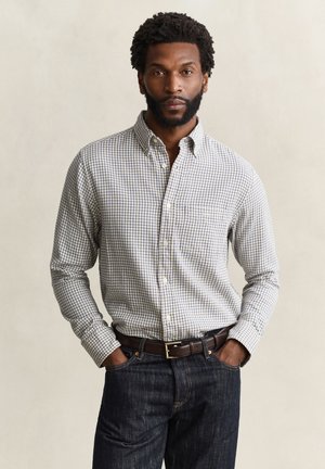 GANT, REG WINDBLOWN FLANNEL CHECK SHIRT - Shirt - blue horizon