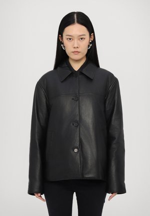 CLOSED STRAIGHT JACKET - Giacca di pelle - black