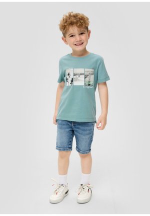 s.Oliver FOTOPRINT - T-Shirt print - petrol