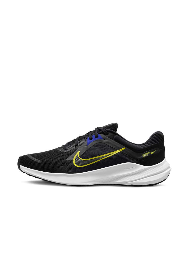 Nike Performance QUEST 5 - Scarpe da corsa su strada - black racer/blue/white high voltage