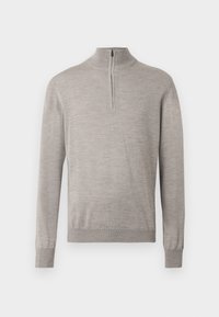 KIYAN QUARTER ZIP - Svetrík - brindle melange