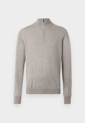 KIYAN QUARTER ZIP - Πουλόβερ - brindle melange