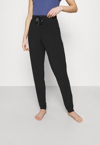 Schiesser LANG - Pyjamasbyxor - schwarz