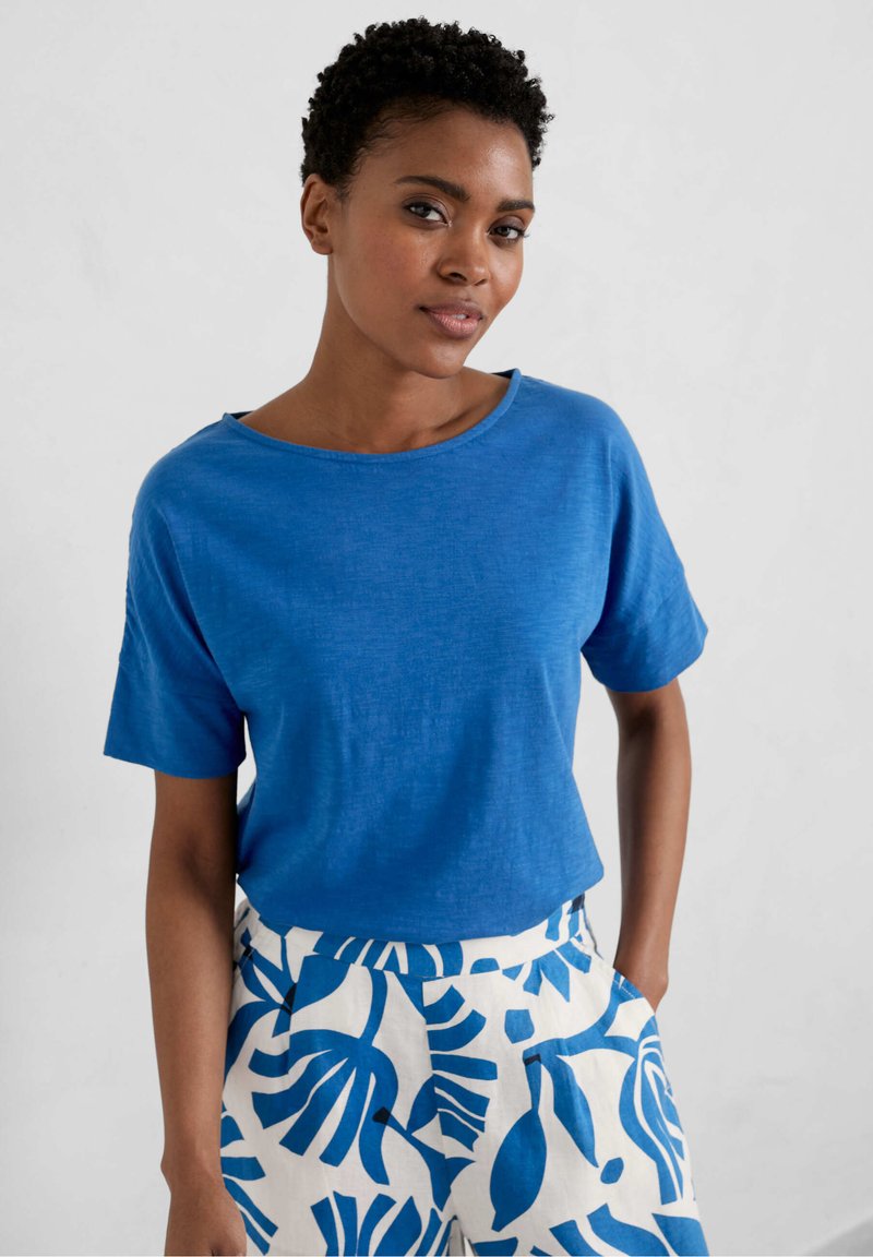 Seasalt Cornwall BRYHER VIEW Tshirt basique waterfront/bleu