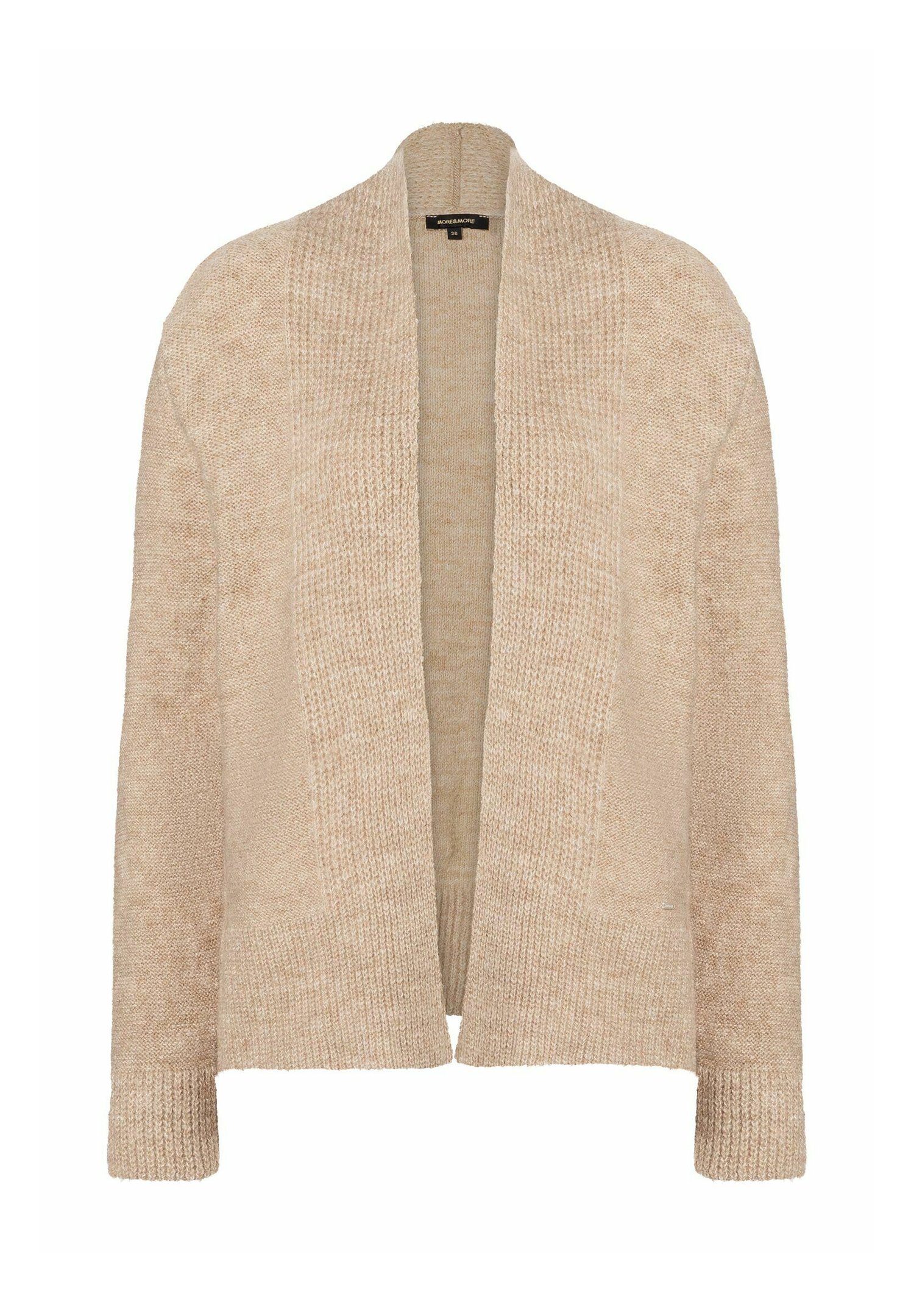 Zalando Strickjacke Beige Meliert More More TEXTURED Strickjacke