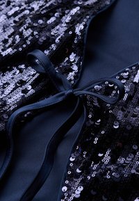 Superdry & Co SEQUIN WRAP  - Robe de soirée - navy sequin