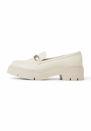 Platform heels - bone