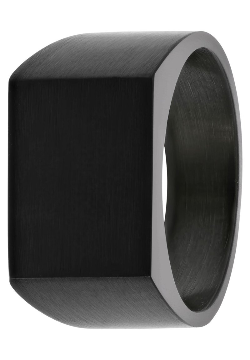 Herren Halsketten | Lucardi Ring black/schwarz - XE82669 Herren Halsketten | Lucardi Ring black/schwarz - XE82669