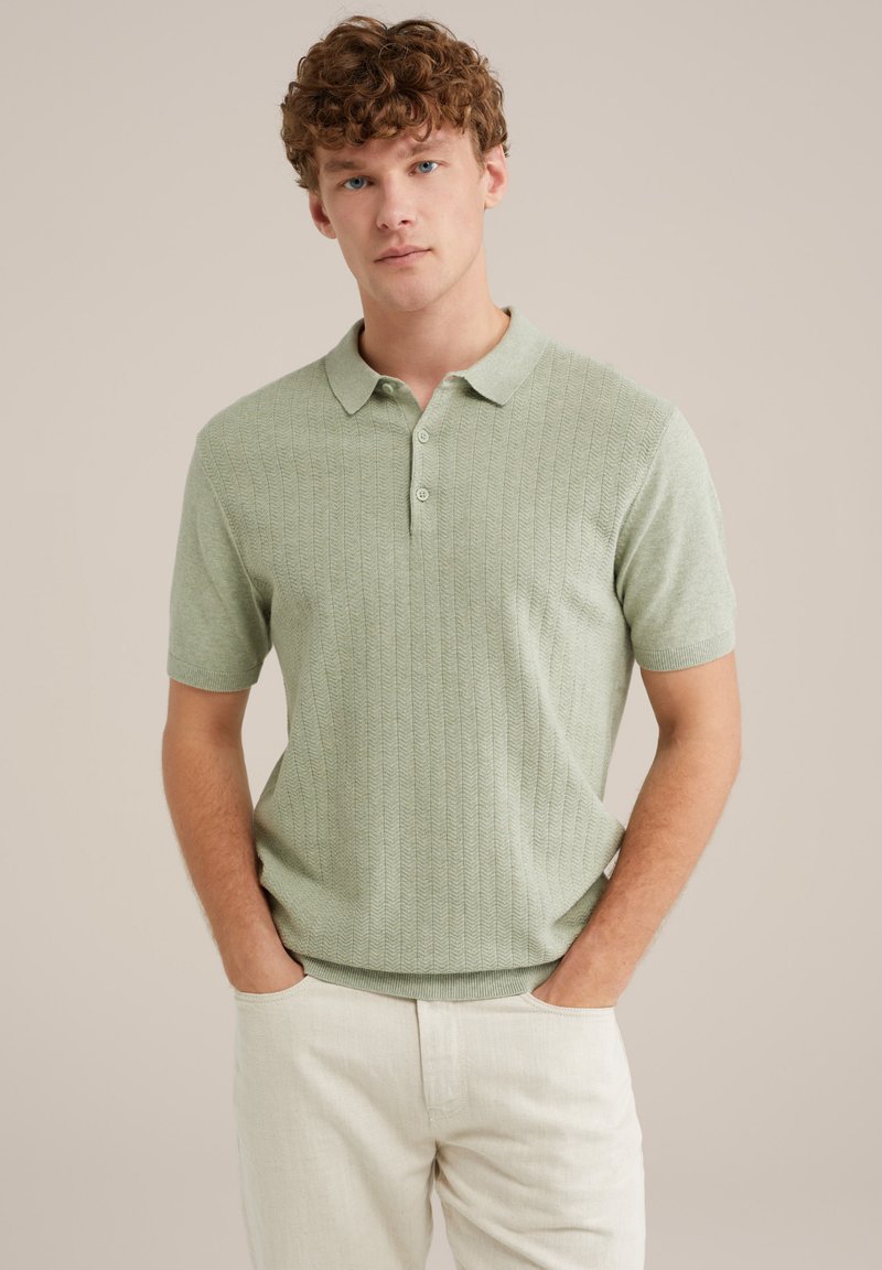 WE Fashion - Polo shirt - light green, Enlarge