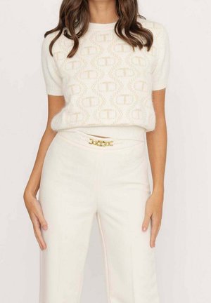T-shirt print - off-white