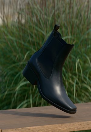 LEATHER - Kotníkové boty - black