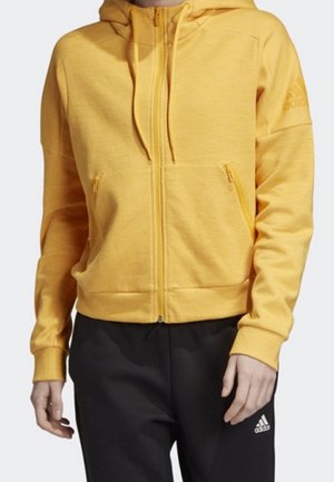 Sweater met rits - gold-coloured