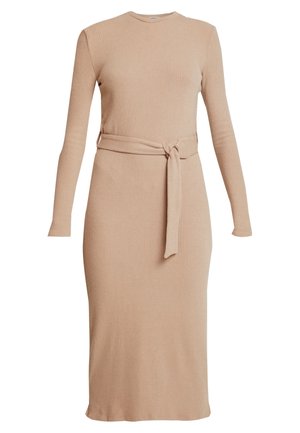 Robe en jersey - camel