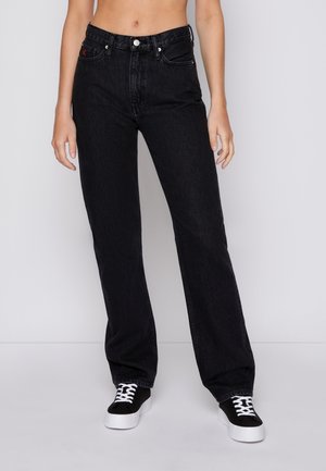 Straight leg jeans - black denim