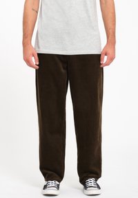 Volcom FREAZY LOOSE - Pantaloni - dark brown