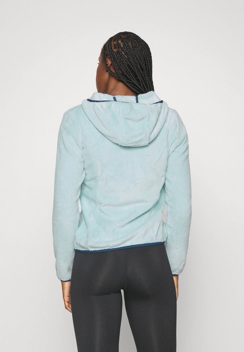 CMP WOMAN JACKET FIX HOOD - Fleecejacke - cristall blue/dunkelblau -  Zalando.de