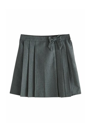 Next, REGULAR FIT - BOW PLEATED SCHOOL SKIRT . - A-Linien-Rock - grey