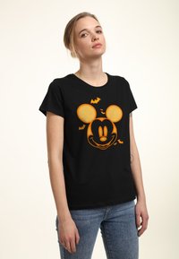 Disney MICKEY CLASSIC MICKEY PUMPKIN - Triko s potiskem - black