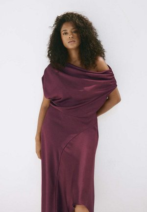 Mango, ADULT - Vestito elegante - bordeaux