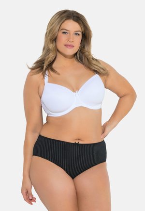 Ulla Popken, 5 PACK OF MIDI BRIEFS - PAISLEY PINSTRIPE - Briefs - black