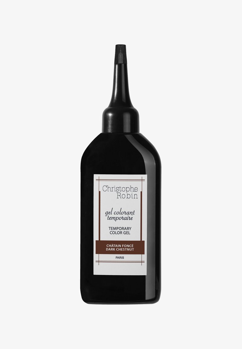 Christophe Robin TEMPORARY COLORING GEL - Tinte capelli - dark chestnut