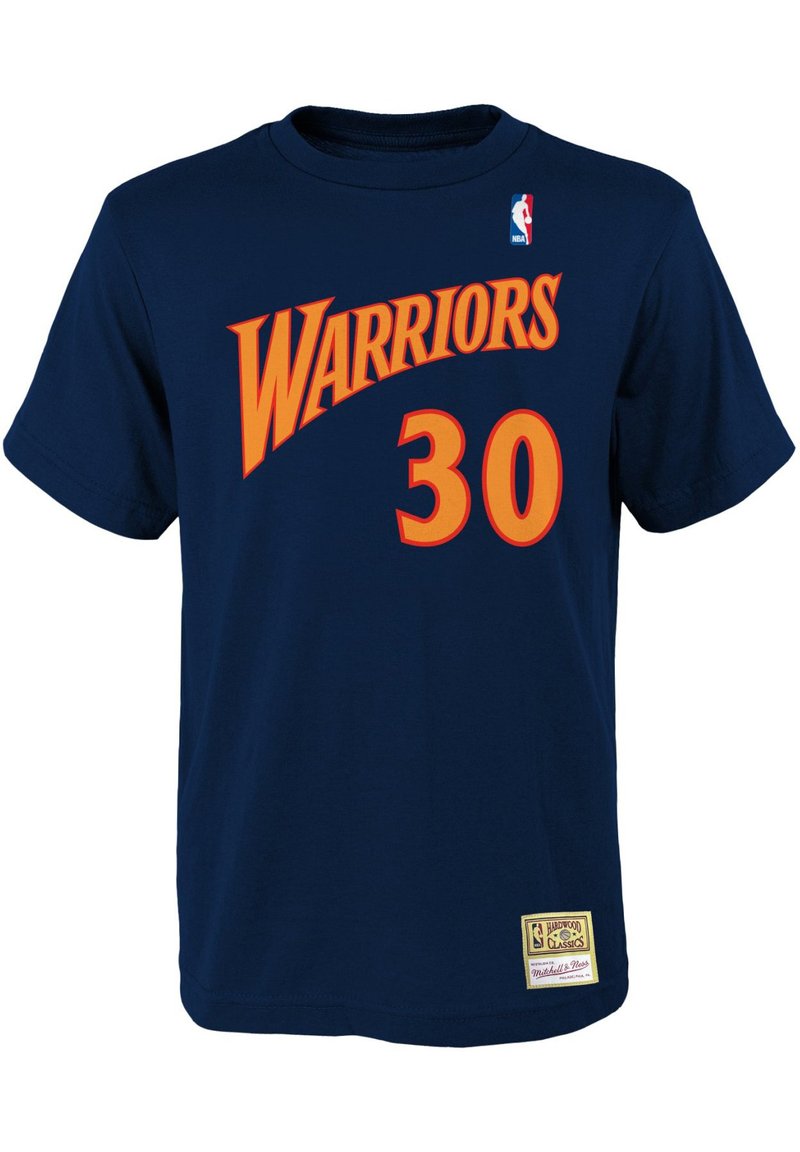 Mitchell & Ness NBA GOLDEN STATE WARRIORS NBA N& STEPHEN CURRY - T-shirt print - navy
