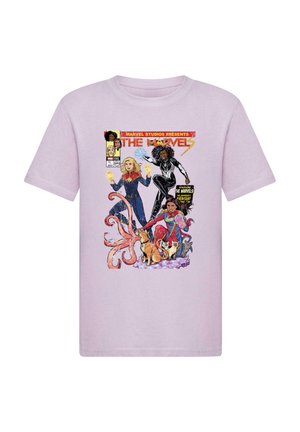 Print T-shirt - lilac