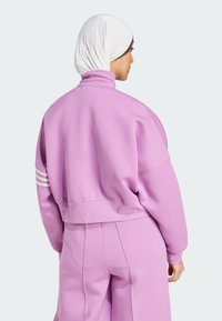 adidas Originals NEUCLASSICS TRACK - Felpa con zip - preloved purple cloud white