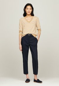 Tommy Hilfiger Trui - classic khaki  ecru stp