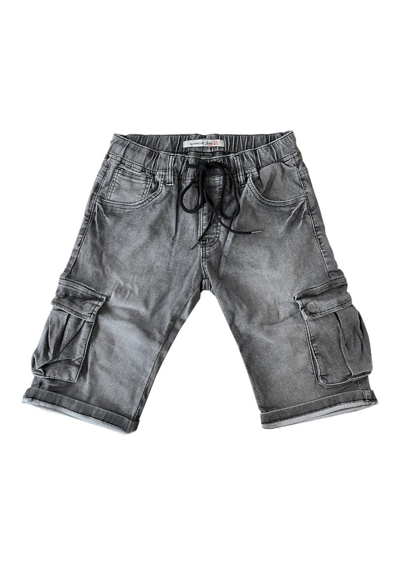 Herren Skinny Fit | EGOMAXX Jeans Shorts grau - XA05488 Herren Skinny Fit | EGOMAXX Jeans Shorts grau - XA05488