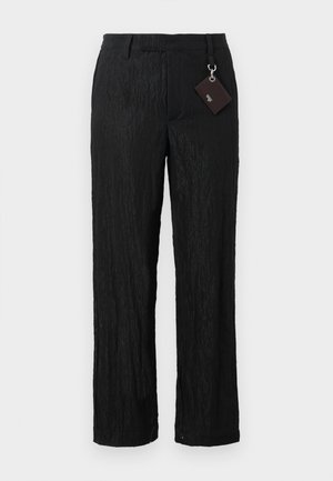CRUSHED SLIM - Nadrágok - black