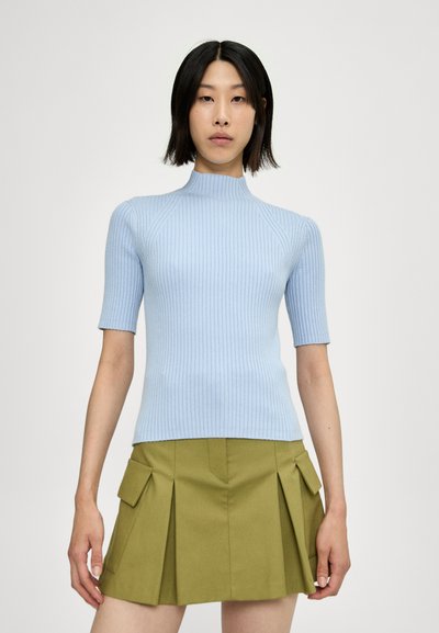 Maje MAUDE - T-shirts basic - blue clair